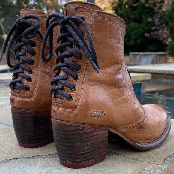 Bed Stu Shoes - Bed Stu Xena Burnished Leather Heel Boots
